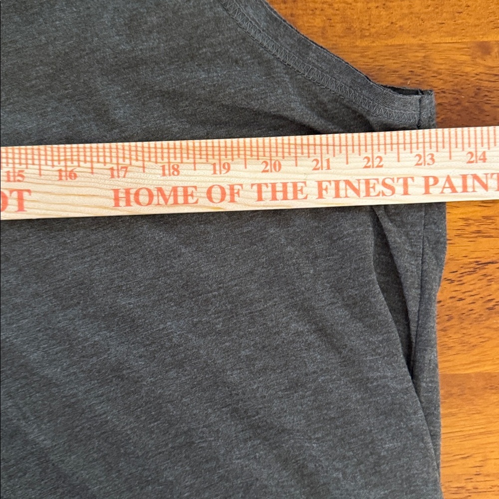 NATURAL LIFE Charcoal Gray Maxi Jumpsuit one size - Picture 9 of 12